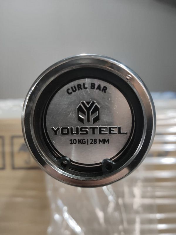 Гриф олимпийский W-образный Yousteel Curl Bar 10 кг 